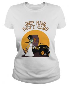 Jeep Hair Dont CareHer Jeep Life Halloween  Classic Ladies