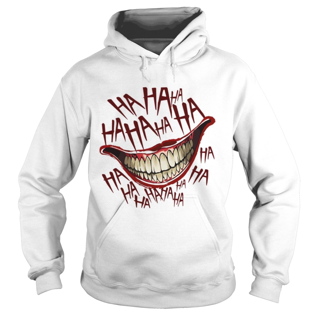 Joker face ha ha ha Halloween Hoodie