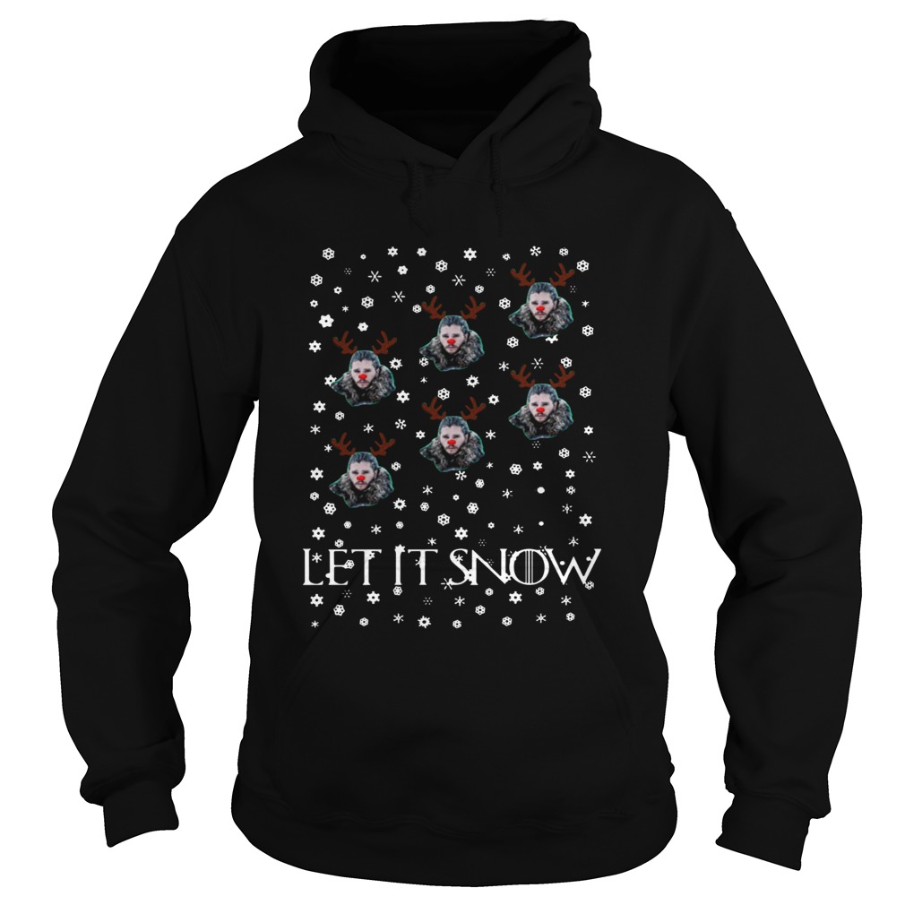 Jon Snow Game Of Thrones Let It Snow Christmas Hoodie