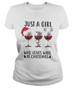 Just a girl who loves wine at Christmas  Classic Ladies