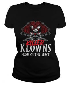 Killer Klowns From Outer Space Scary Clown Halloween  Classic Ladies