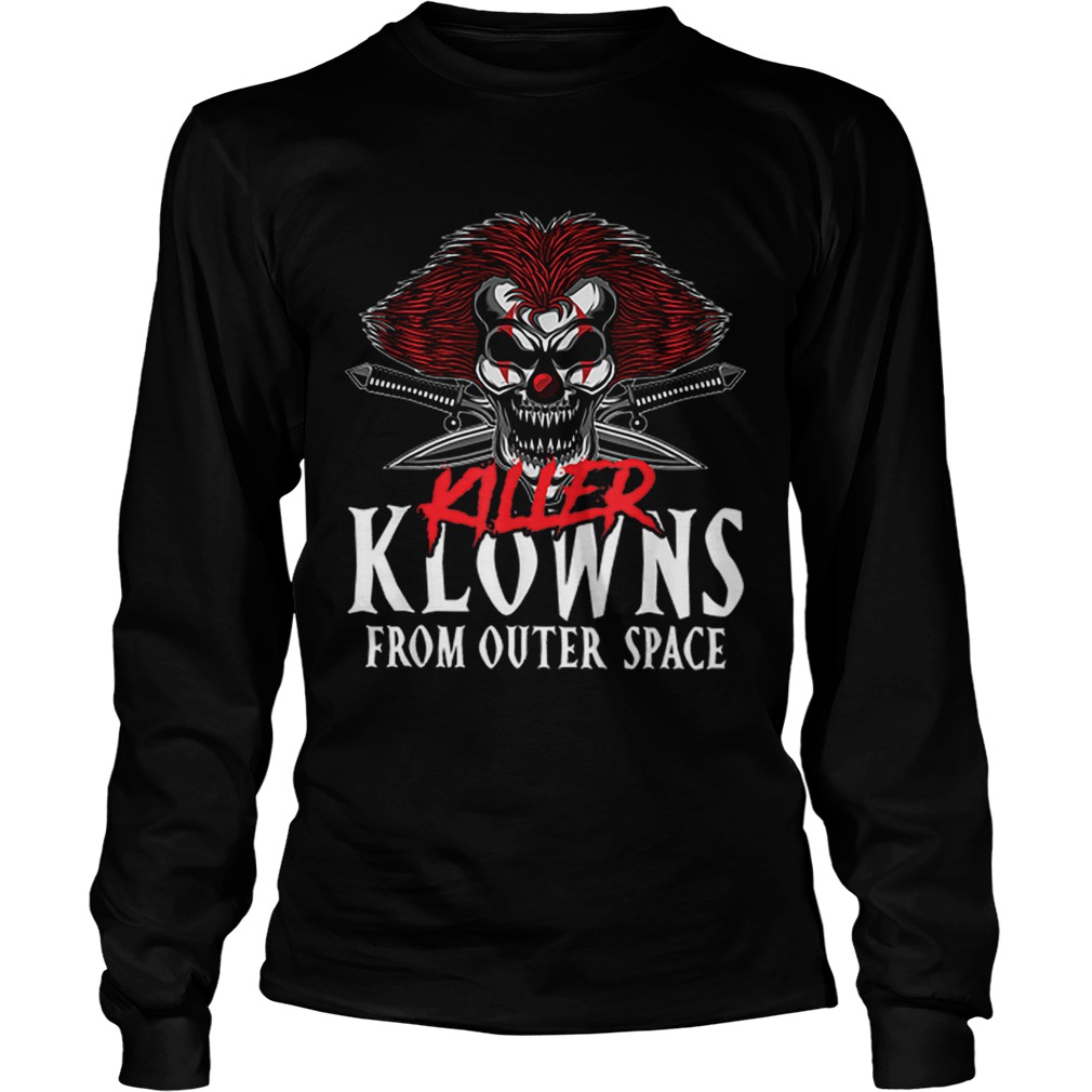 Killer Klowns From Outer Space Scary Clown Halloween LongSleeve