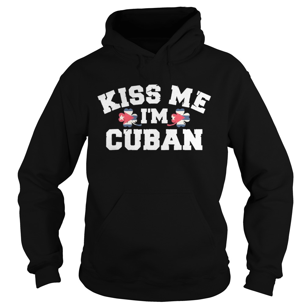 Kiss Me Im Cuban Funny Christmas TShirt Hoodie