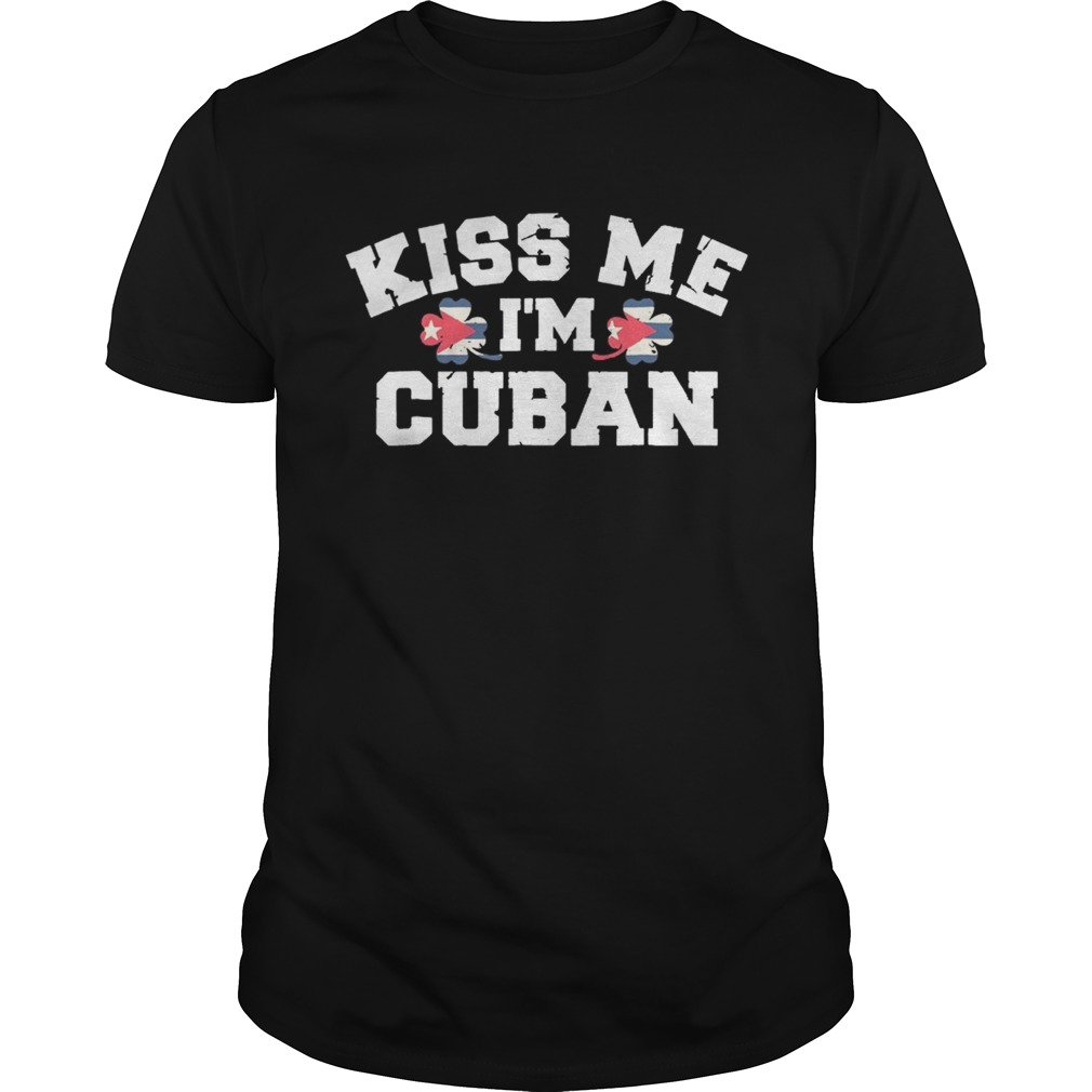 Kiss Me Im Cuban Funny Christmas TShirt