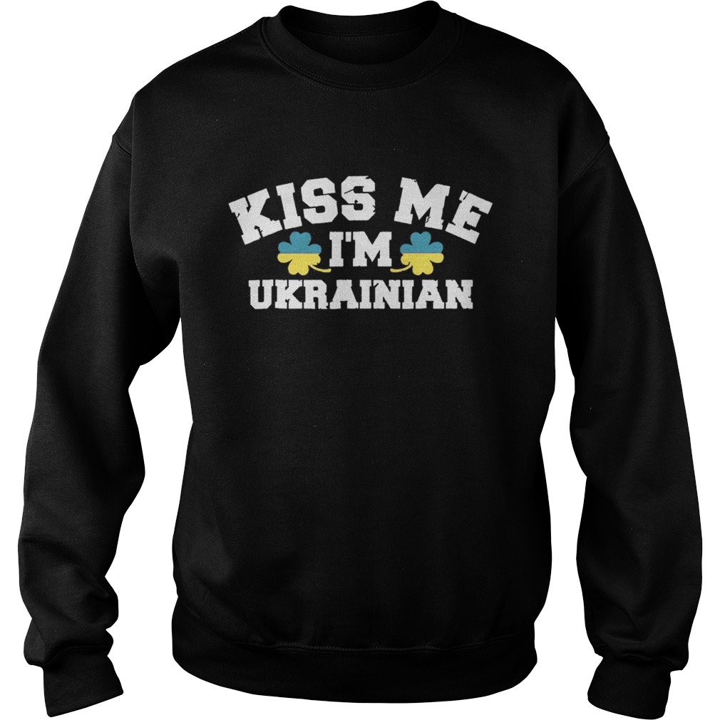 Kiss Me Im Ukrainian Funny Christmas TShirt Sweatshirt