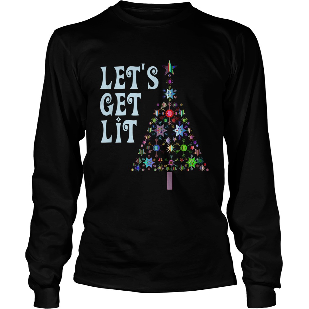 Lets Get Lit Drinking TShirt LongSleeve