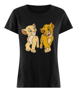 Lion King Simba and Nala  Classic Women's T-shirt