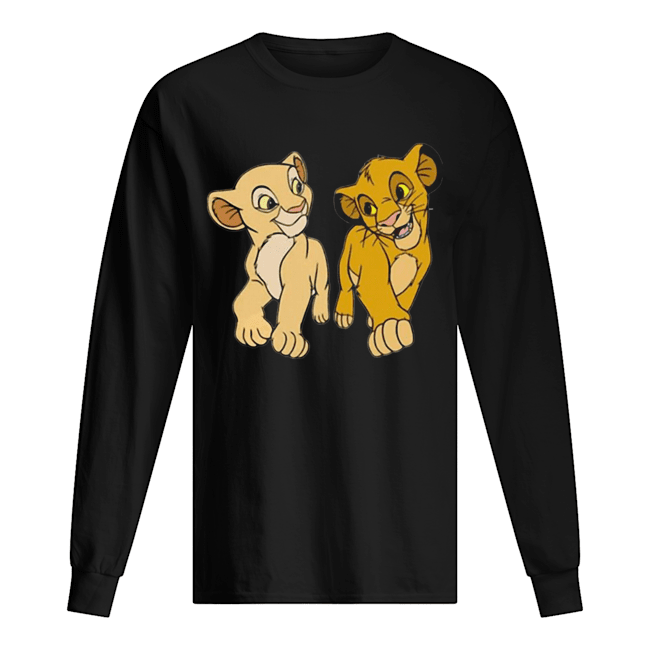 Lion King Simba and Nala Long Sleeved T-shirt 