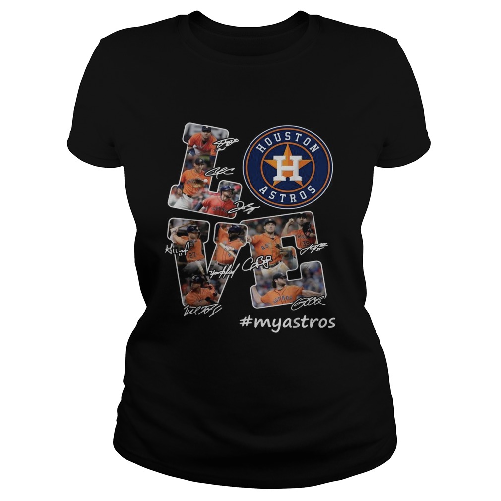 Love Houston Astros my Astros signature Classic Ladies