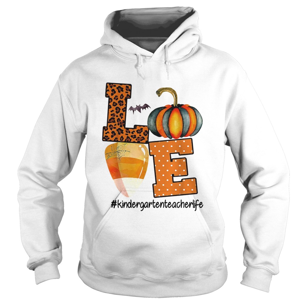 Love kindergarten teacher life Halloween Hoodie