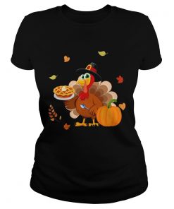 Lunch Lady Turkey Thanksgiving Gift TShirt Classic Ladies