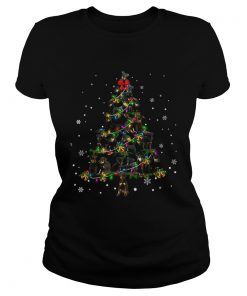 Manchester Terrier Christmas Tree TShirt Classic Ladies