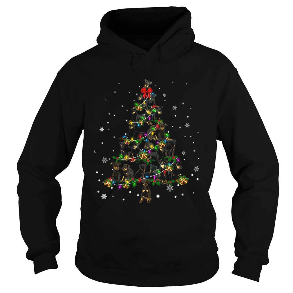 Manchester Terrier Christmas Tree TShirt Hoodie