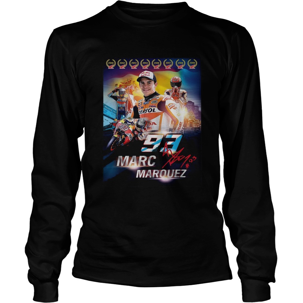 Marc Marquez MM93 world champion signature LongSleeve