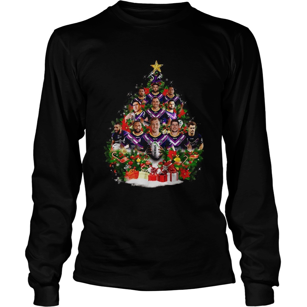 Melbourne Storm team players Christmas tree LongSleeve