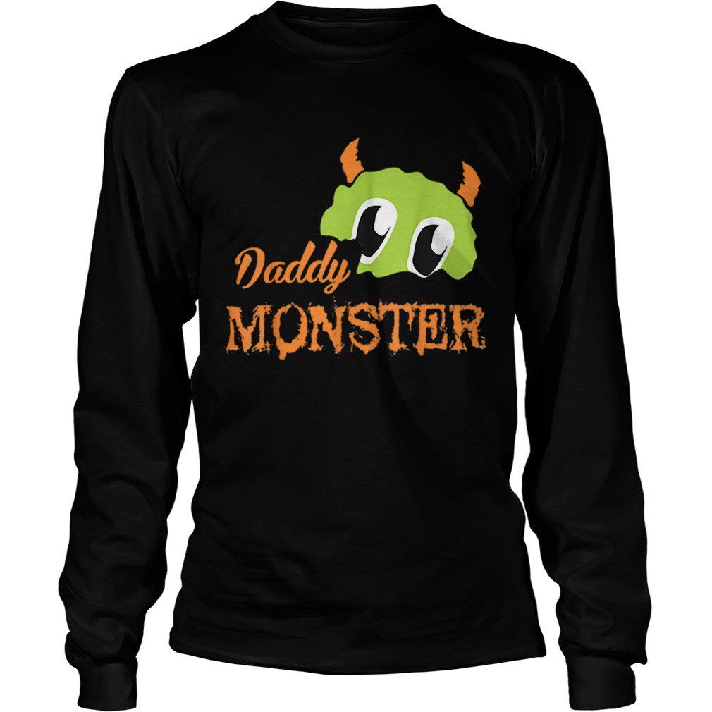 Mens Funny Daddy Monster Halloween Costume Gift Ideas Zombie Bone LongSleeve