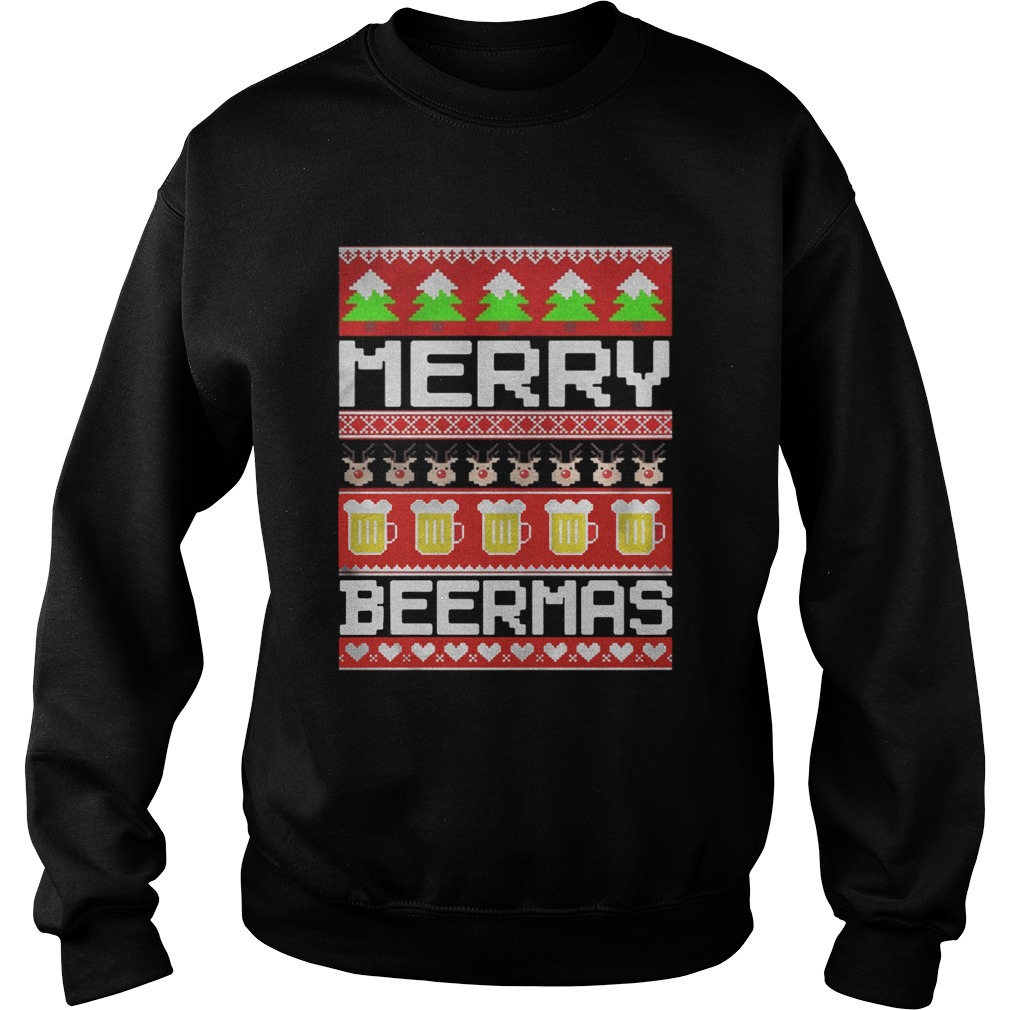 Merry Beermas Christmas Shirt Sweatshirt