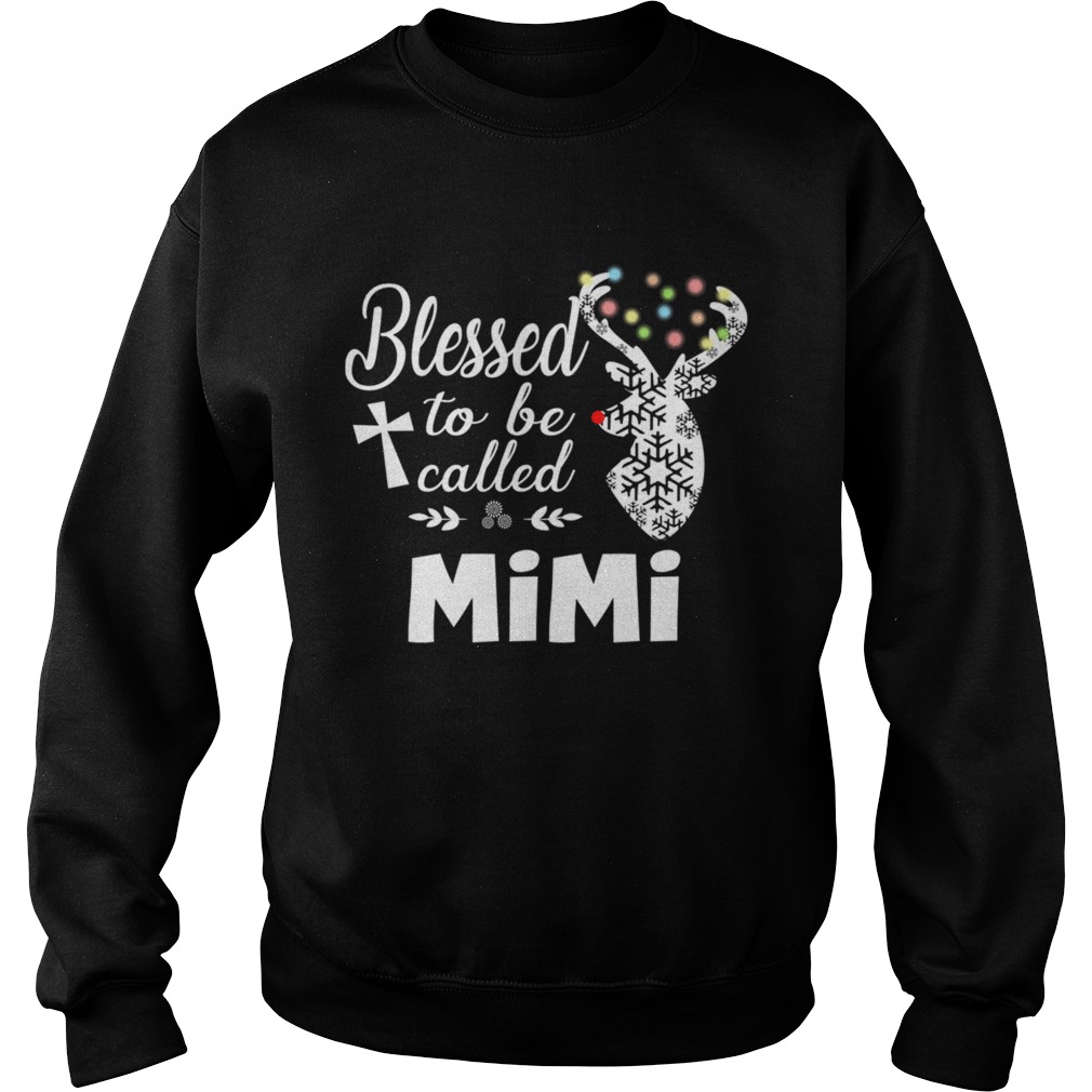 Merry Christmas Blessed To Be Called Mimi TShirt Sweatshirt