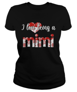 Merry Christmas I Love Being A Mimi Gift For Xmas TShirt Classic Ladies