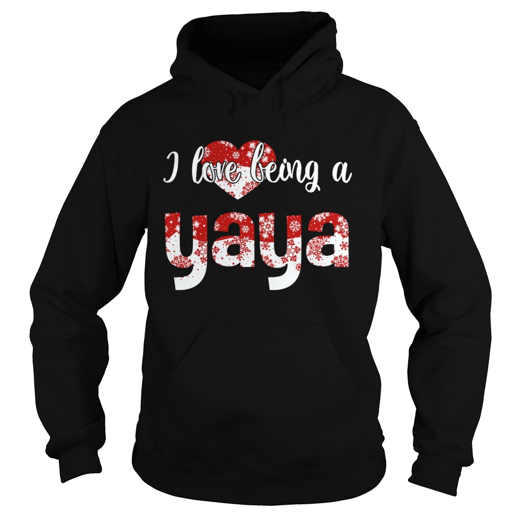 Merry Christmas I Love Being A Yaya Gift For Xmas TShirt Hoodie