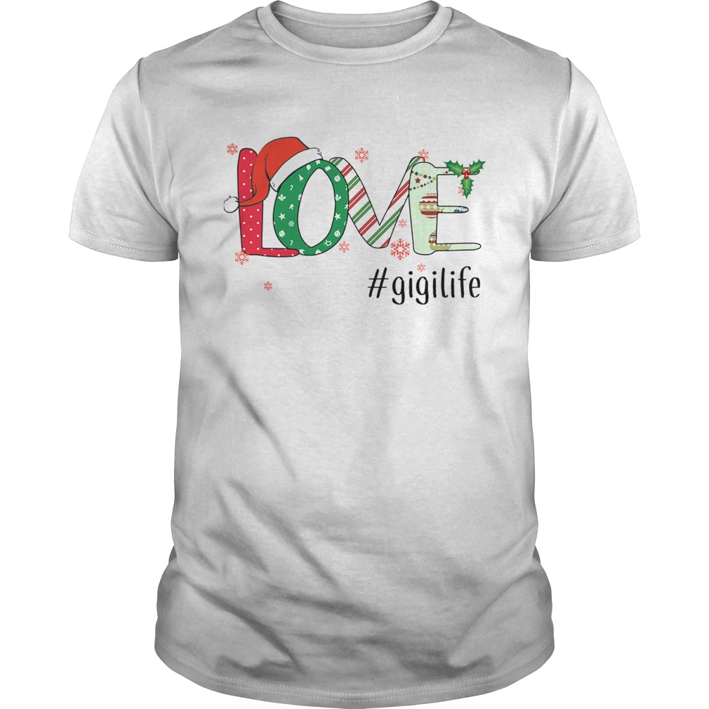 Merry Christmas Love gigilife Gigi Life TShirt