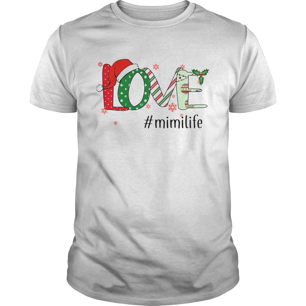 Merry Christmas Love mimilife Mimi Life TShirt