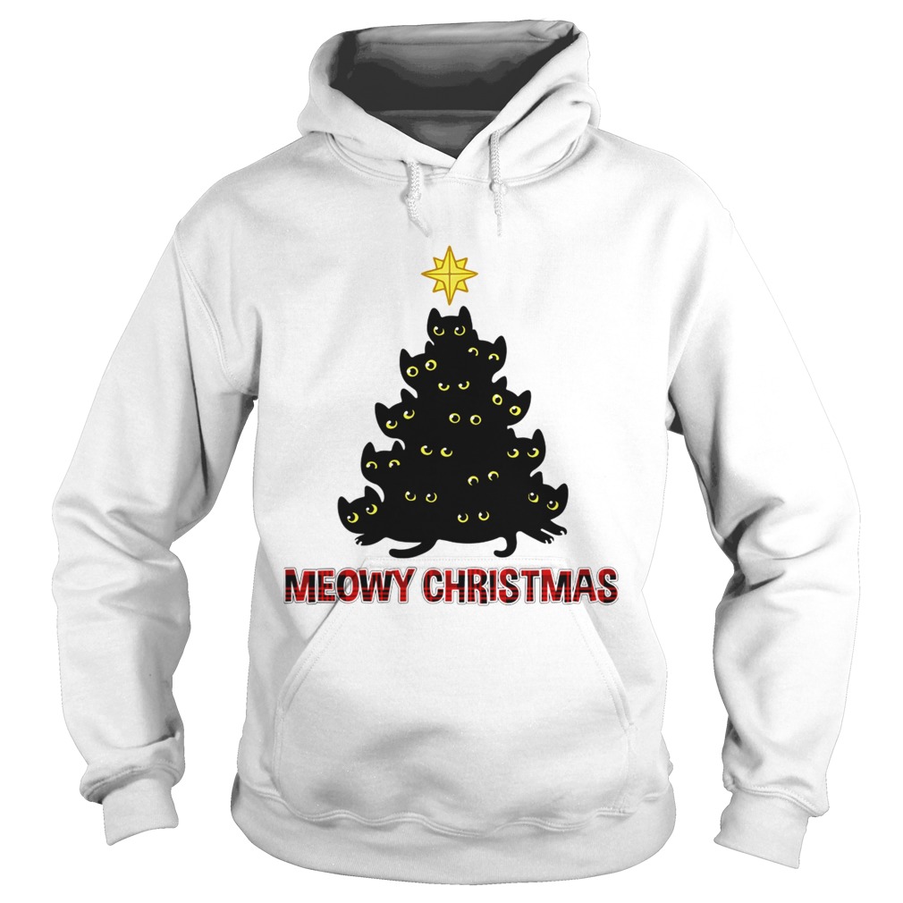 Merry Christmas Meowy Christmas Cat Lover TShirt Hoodie