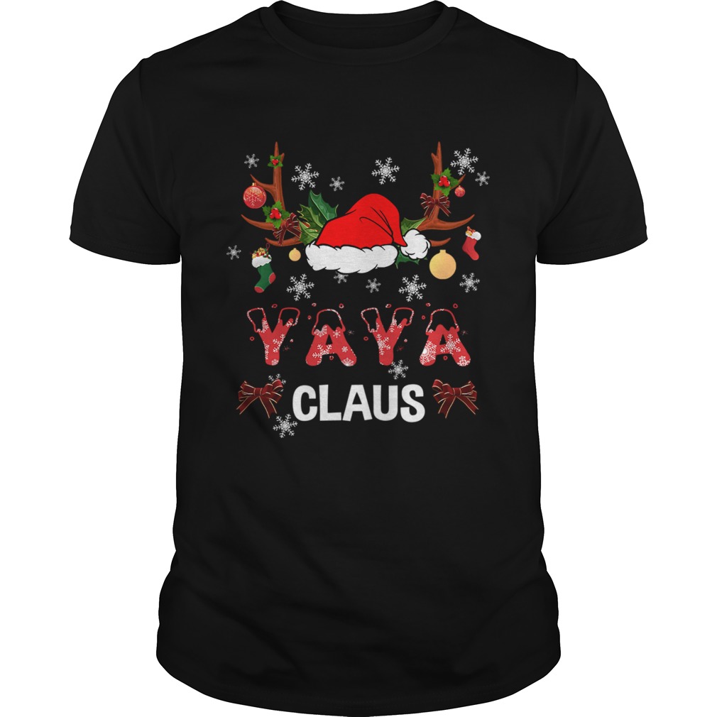 Merry Christmas Yaya Claus Hat Santa TShirt