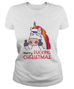 Merry Fucking Christmas Unicorn Fuck  Classic Ladies