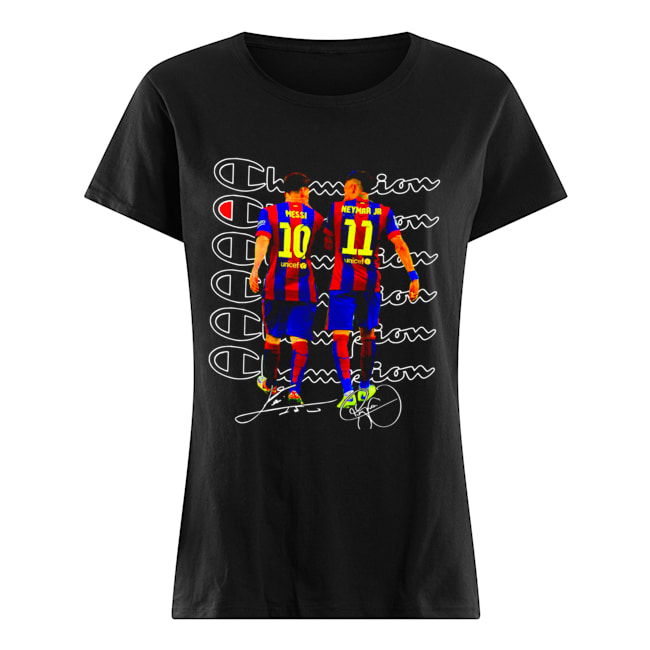 Messi and Neymar Champions Classic Women's T-shirt