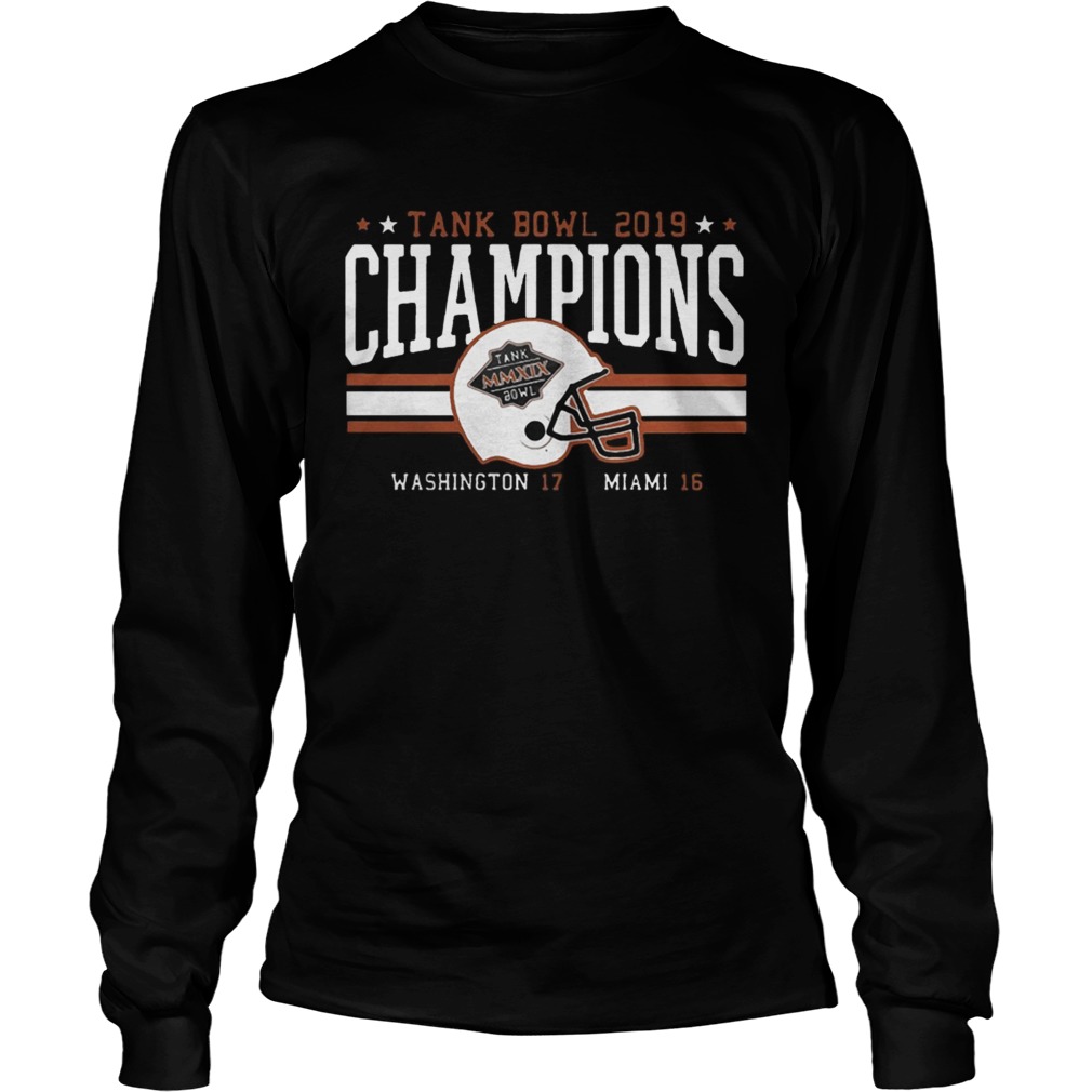 Miami Football Tank Bowl Champs 2020 t LongSleeve