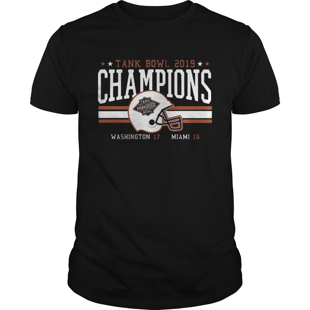 Miami Football Tank Bowl Champs 2020 tshirt