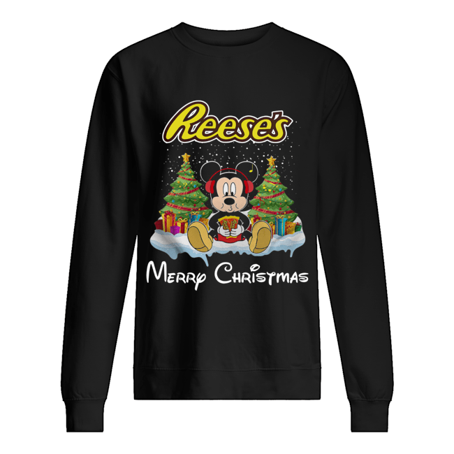 Mickey Mouse drink Dutch Reese’s Christmas Unisex Sweatshirt