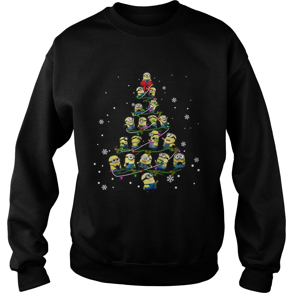 Minion Christmas tree Sweatshirt