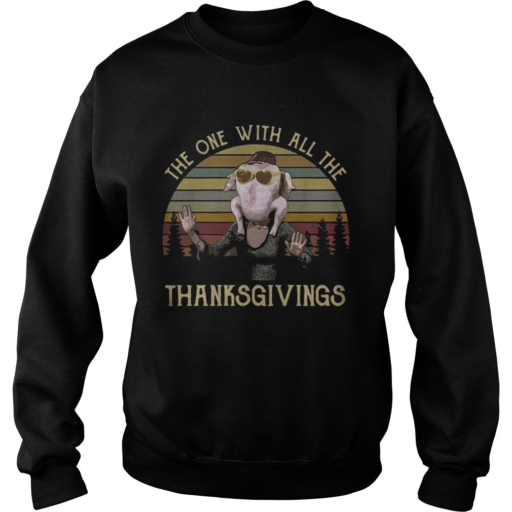 Monicas Turkey The one with all the thanksgivings vintage Sweatshirt