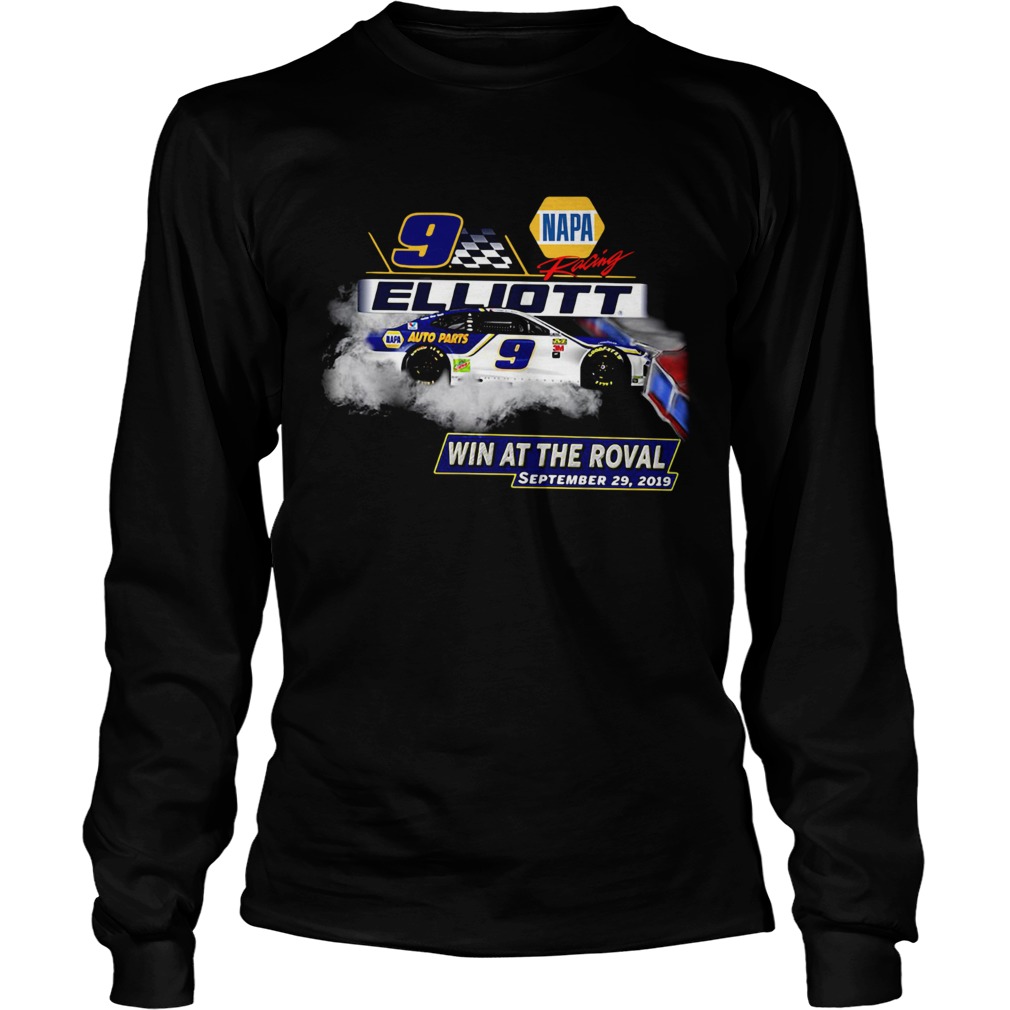 Napa Chase Elliott No9 Win at the Roval September 29 2019 LongSleeve