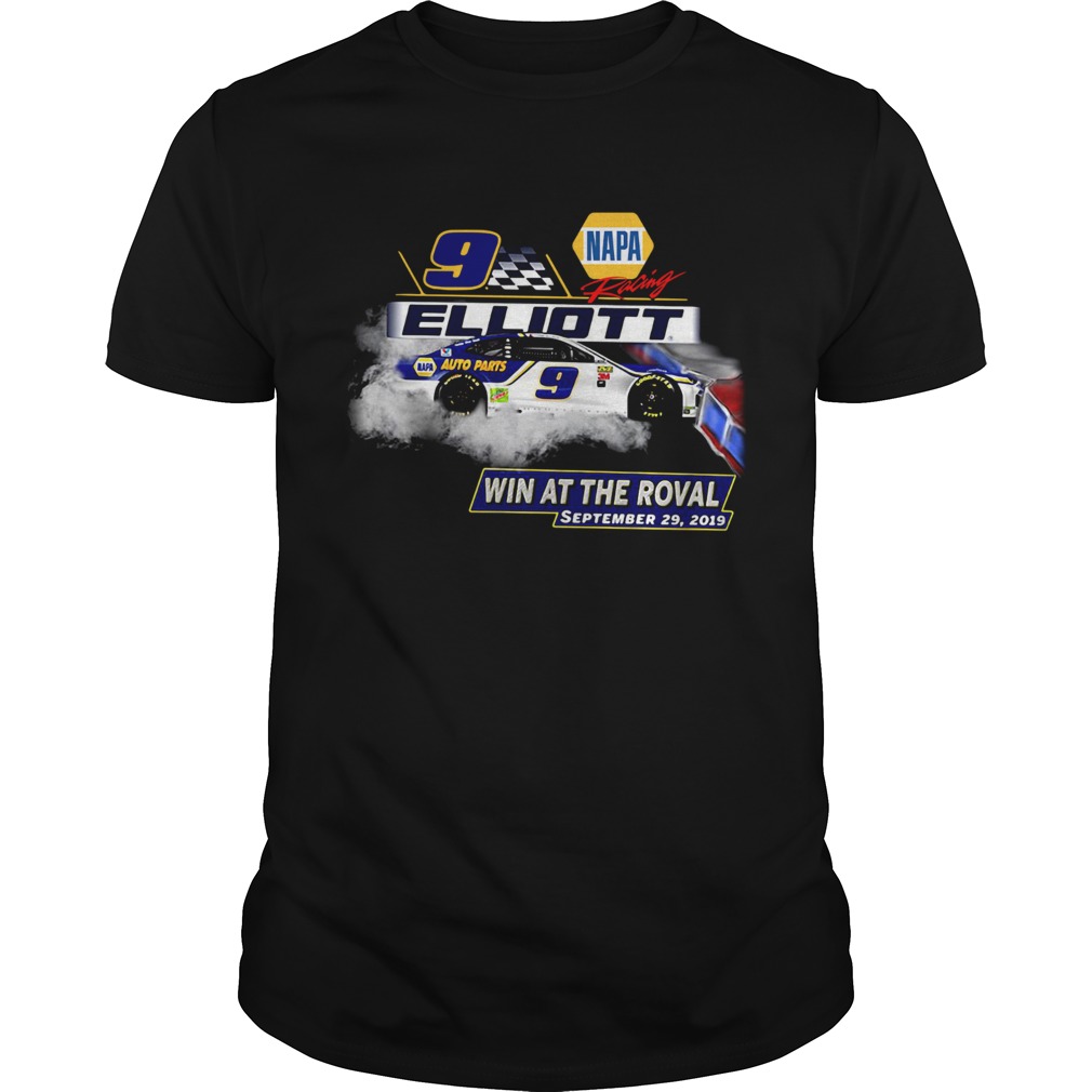 Napa Chase Elliott No9 Win at the Roval September 29 2019 shirt