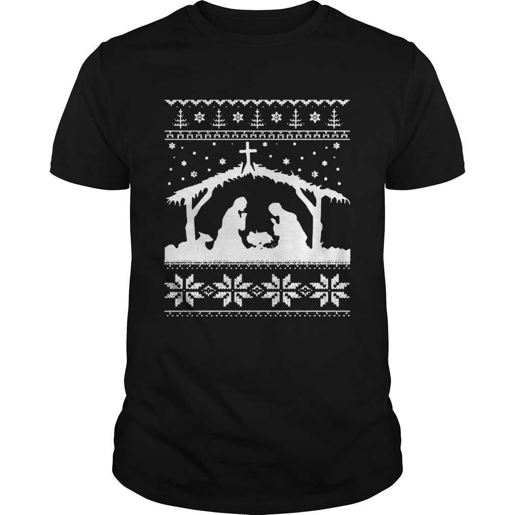 Nativity Scene Ugly Christmas Shirt