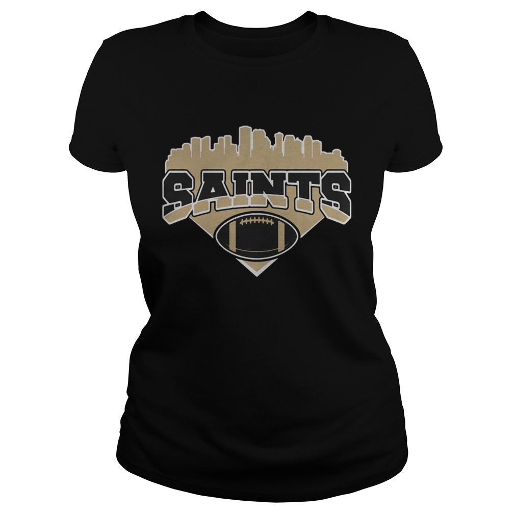 New Orleans Saints Football skyline Classic Ladies