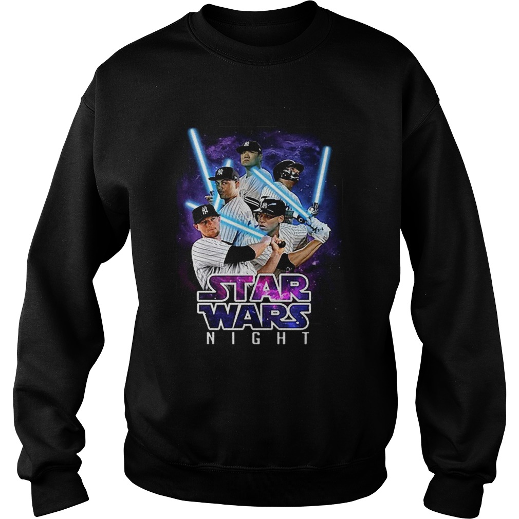 New York Yankees players Star Wars night Sweatshirt