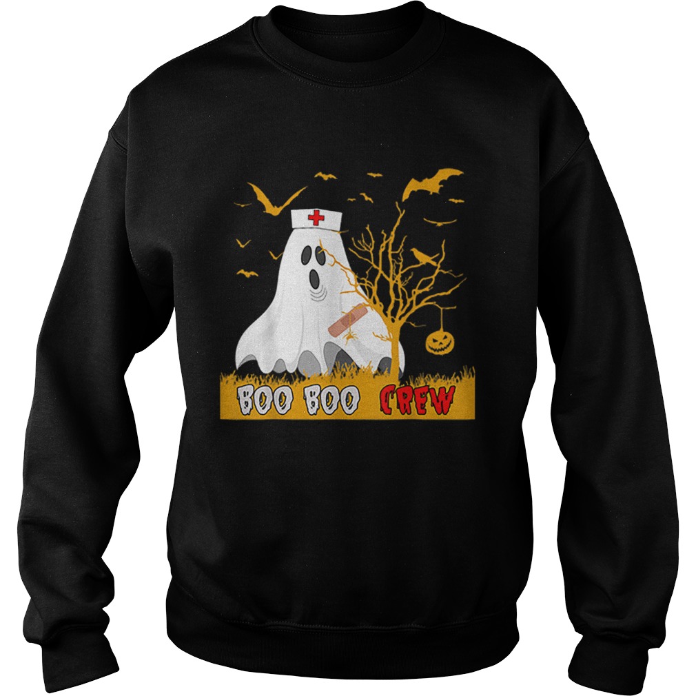 Nice Boo Boo CrewNurse Ghost Funny Halloween Costume Gift Sweatshirt