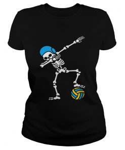 Nice Dab dabbing skeleton Water polo Halloween swim  Classic Ladies