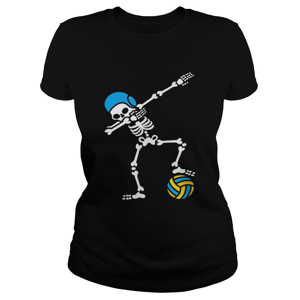 Nice Dab dabbing skeleton Water polo Halloween swim Classic Ladies