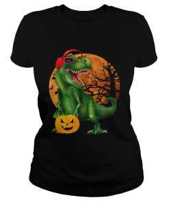 Nice Halloween T Rex Dinosaur Halloween Pumpkin Gift Boys  Classic Ladies