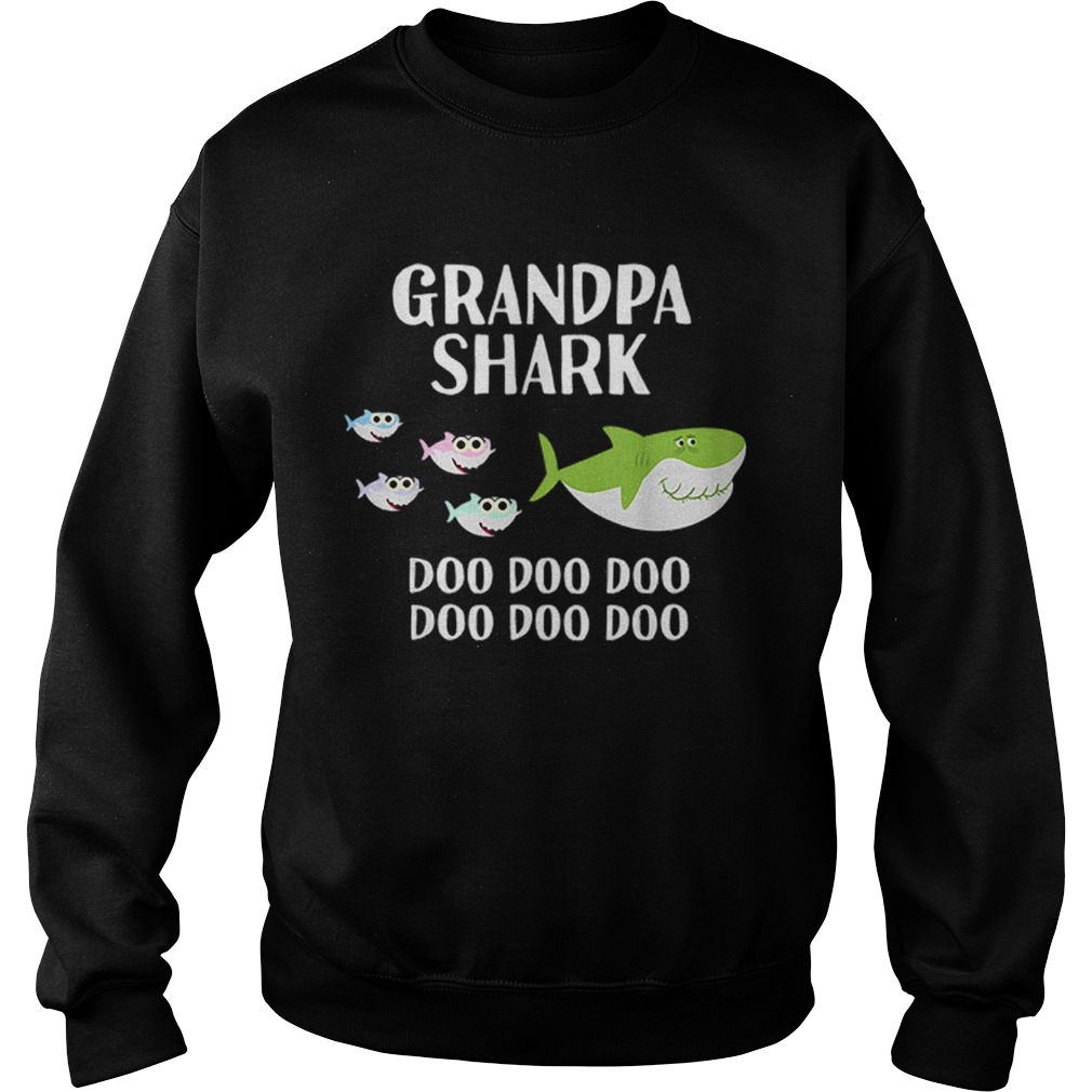 Nice Mens Grandpa Shark Halloween Christmas Grandpa Matching Sweatshirt