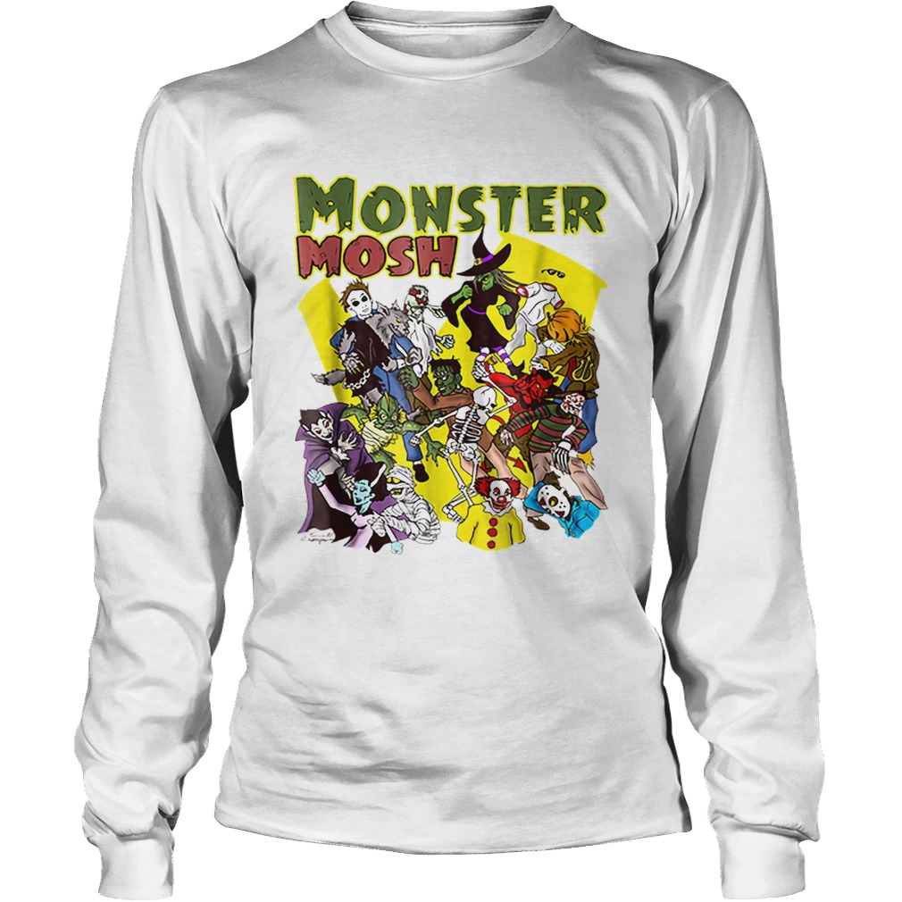 Nice Monster Horror Movie Parody Halloween Group LongSleeve