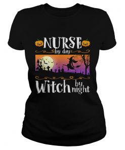 Nice Nurse By Day Witch By Night Halloween Costume  Classic Ladies