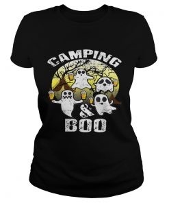 Nice Scary CampingBoo Ghost Camp Beer Halloween Funny Gift  Classic Ladies