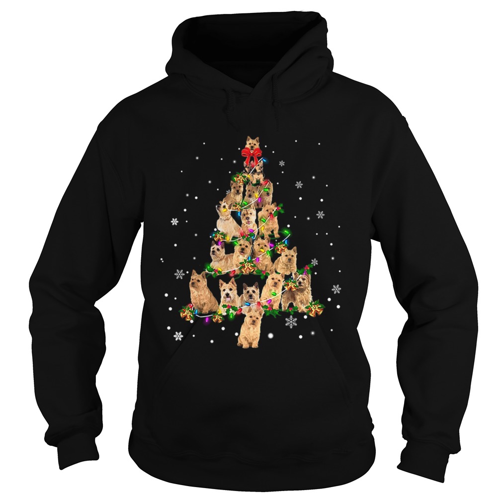 Norwich Terrier Christmas Tree TShirt Hoodie