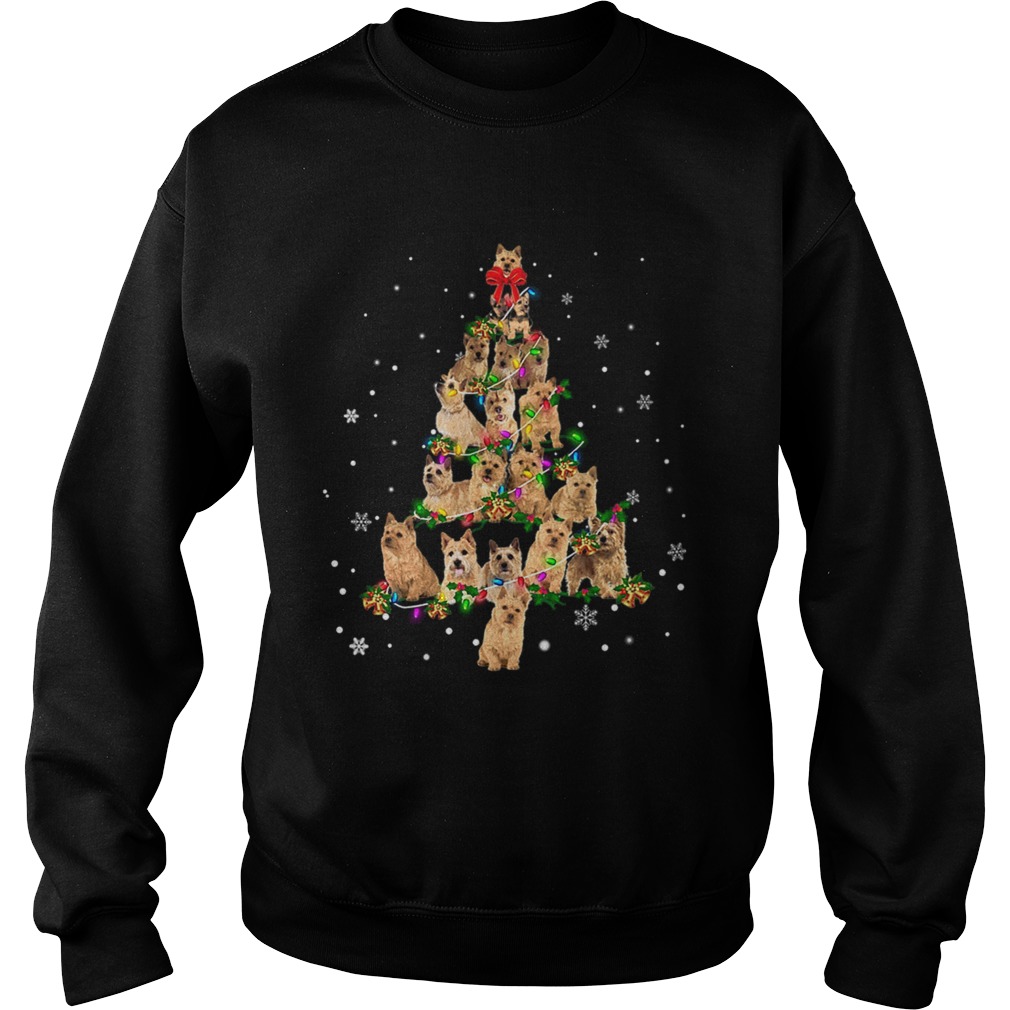 Norwich Terrier Christmas Tree TShirt Sweatshirt